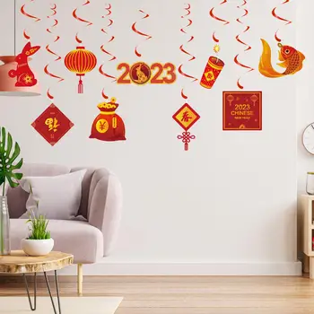 Anul Nou chinezesc Agățat Vârtej Decoratiuni Pandantiv pentru Petrecere Acasă Tavan Restaurant