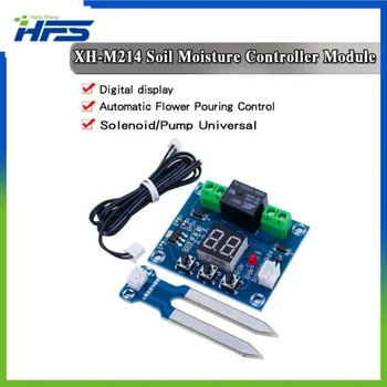 XH-M214 de Umiditate a Solului Controler Senzor, Sistem de Irigare, Udare Automată Modulul de Afișaj Digital Umiditate Controller, 12V
