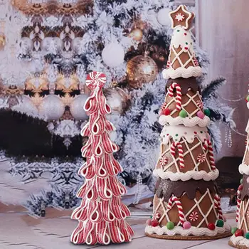 Mini Brad de Crăciun Bomboane Tort în Formă de PVC Moale Artificiale de Sus de Masă Pom de Crăciun Creative decoratiuni pentru Masa de Sărbătoare Sus