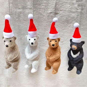 Desene Animate Ursul Polar Agățat Ornamente De Crăciun Pandantive Cadou Recuzită Minunat Festival Consumabile Partid Decoratiuni Xmas Tree Decor