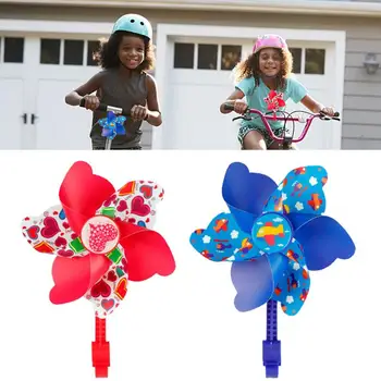 1 buc Copii Biciclete Ghidon Flori Messier de Desene animate pline de culoare Moară de vânt Decor Pentru Copil Bicicleta Scuter Ornament Accesorii