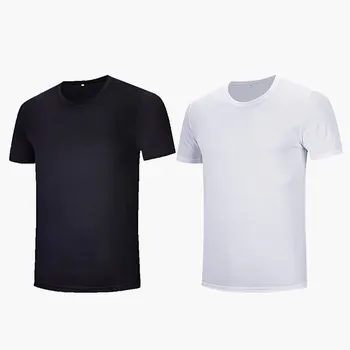Lce Mătase Sport T-shirt pentru Bărbați Și Femei de Rapid-uscat de Vară Subțire de Funcționare cu mânecă Scurtă Respirabil Vrac Top Casual Culoare Solidă