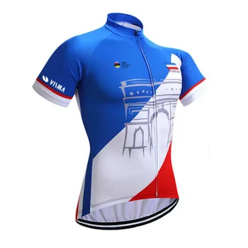 Special Franța Echipa PRO Bărbați Ciclism Tricouri de Vara cu Maneci Scurte ochiurilor de Plasă Respirabil Tesatura de Biciclete Femeie Îmbrăcăminte Rutieră Biciclete MTB