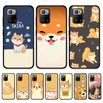 Animale Shiba Inu Caz de Telefon Pentru Samsung S 20 21 22 23 plus Ultra pentru Redmi Note 8 9 10 11 pentru Huawei Y 5 6 9