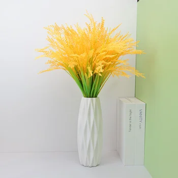 Simulare de Orez Grâu Grădină de Flori de Mireasa Stil Sărbătoare Interioară Și în aer liber Buchet de Plasament 1 BUC